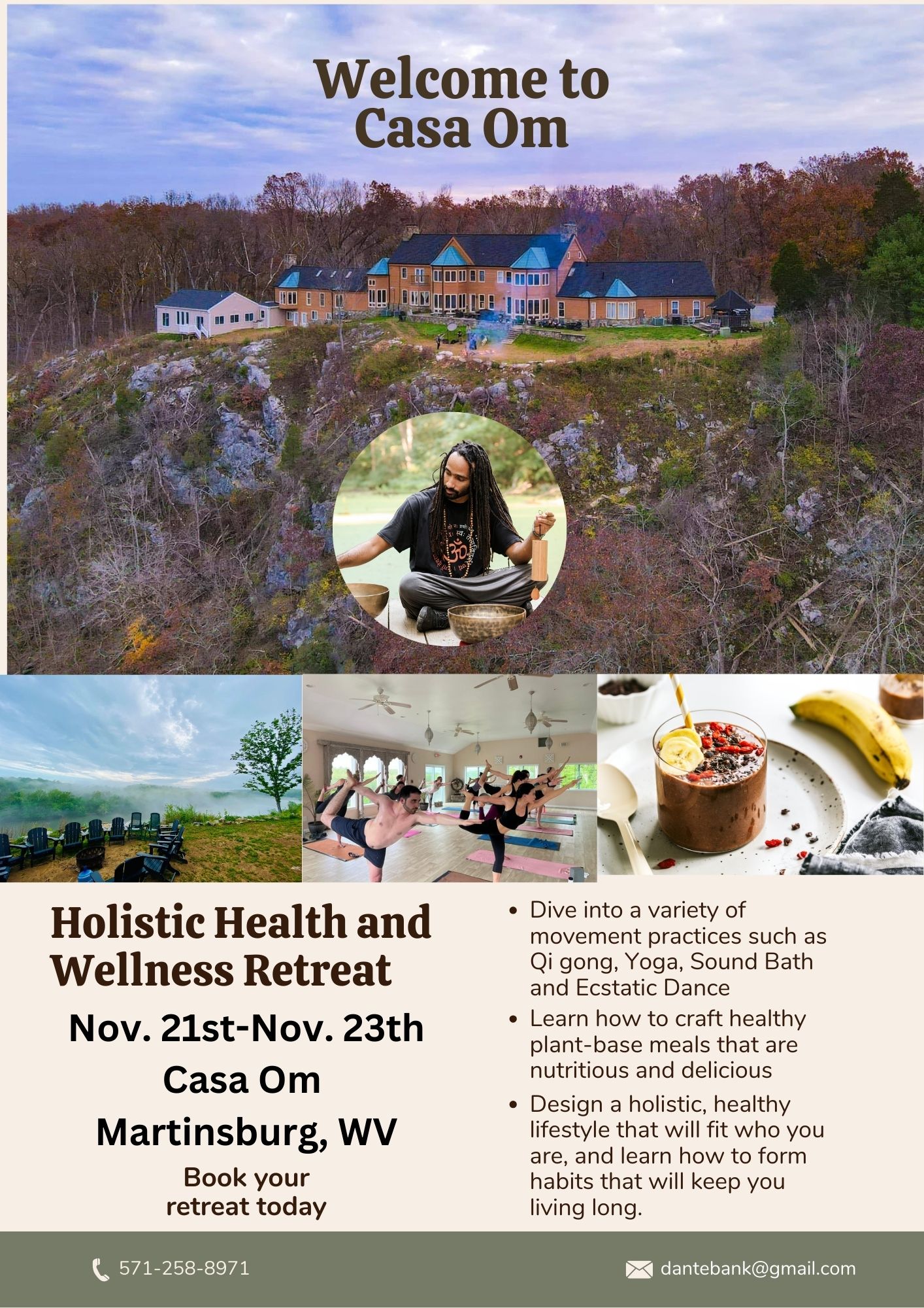 Holistic Dante Retreat Casa Om Nov 21 23 2025